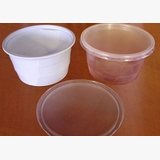 Műanyag gulyás tányér 750 ml fehér (50db/csg)