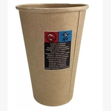 Papírpohár 350 ml kraft 50 db/csg