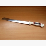 Kenyérvágókés 26 cm fehér hegyes végű